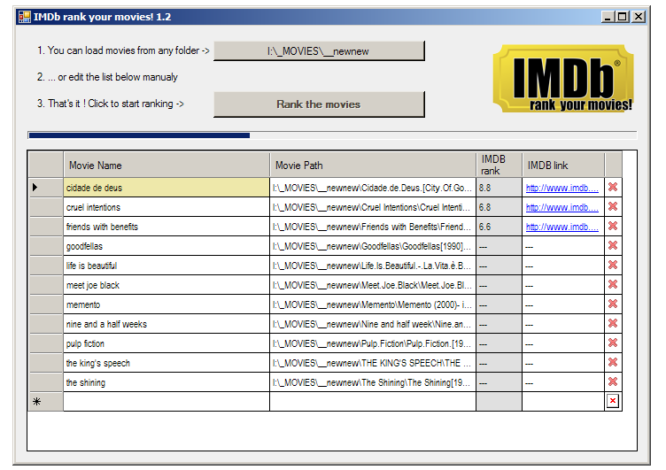 IMDb_rank_your_movies! screenshot